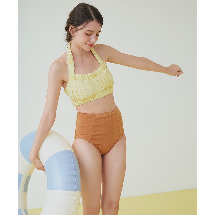 ホルターネックギャザーデザインビキニ/水着【SEADRESS シードレス】 | titivate | 詳細画像18 