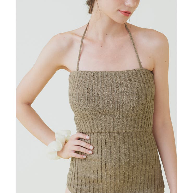 太リブニットデザインワンピース/水着【SEADRESS シードレス】 | titivate | 詳細画像16 