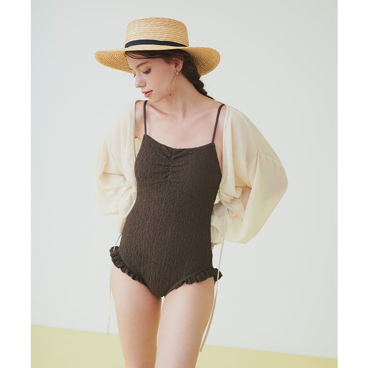 ボレロ付フリルデザインワンピース/セット水着【SEADRESS シードレス】 | titivate | 詳細画像23 