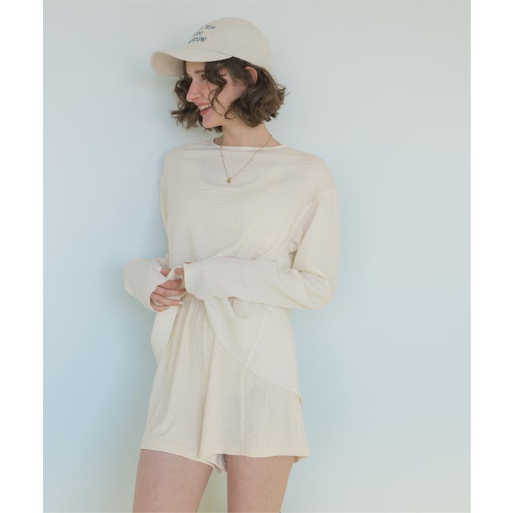 4点セット ヘムラインラッシュガード×ビキニ 水着[品番：TV000017522