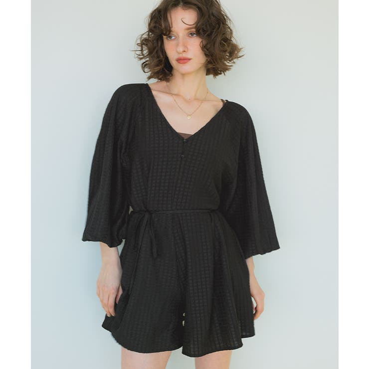 フレアシルエット長袖ロンパース/ラッシュガード【SEADRESS シードレス】 | titivate | 詳細画像17 