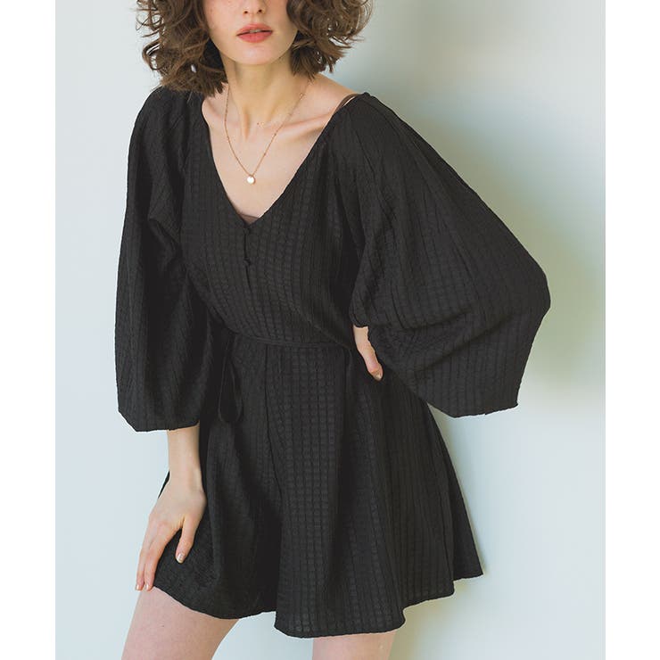 フレアシルエット長袖ロンパース/ラッシュガード【SEADRESS シードレス】 | titivate | 詳細画像18 