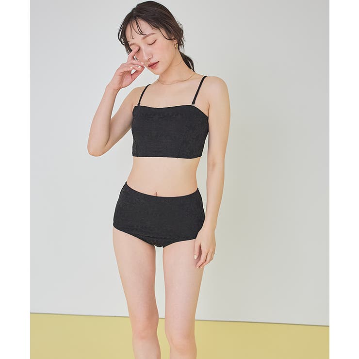 ハイウエストパイル地ビキニ/水着【SEADRESS シードレス】 | titivate | 詳細画像32 