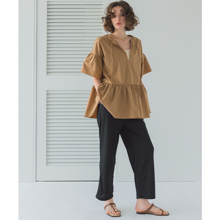 セットアップ ヘムラインフレアブラウス×レギンスラッシュガード【SEADRESS… | titivate | 詳細画像3 