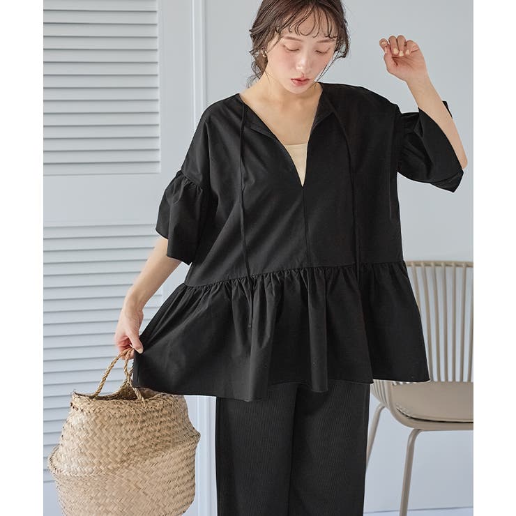 セットアップ ヘムラインフレアブラウス×レギンスラッシュガード【SEADRESS… | titivate | 詳細画像8 