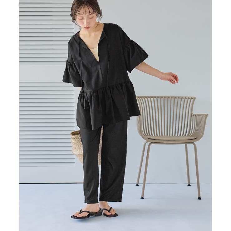 セットアップ ヘムラインフレアブラウス×レギンスラッシュガード【SEADRESS… | titivate | 詳細画像10 