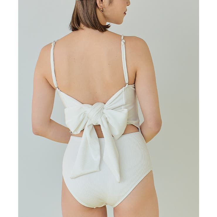 バックリボンデザインワンピース/水着【SEADRESS シードレス