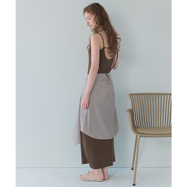 バックオープンデザインキャミソールワンピース【SEADRESS
