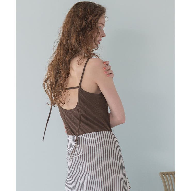バックオープンデザインキャミソールワンピース【SEADRESS