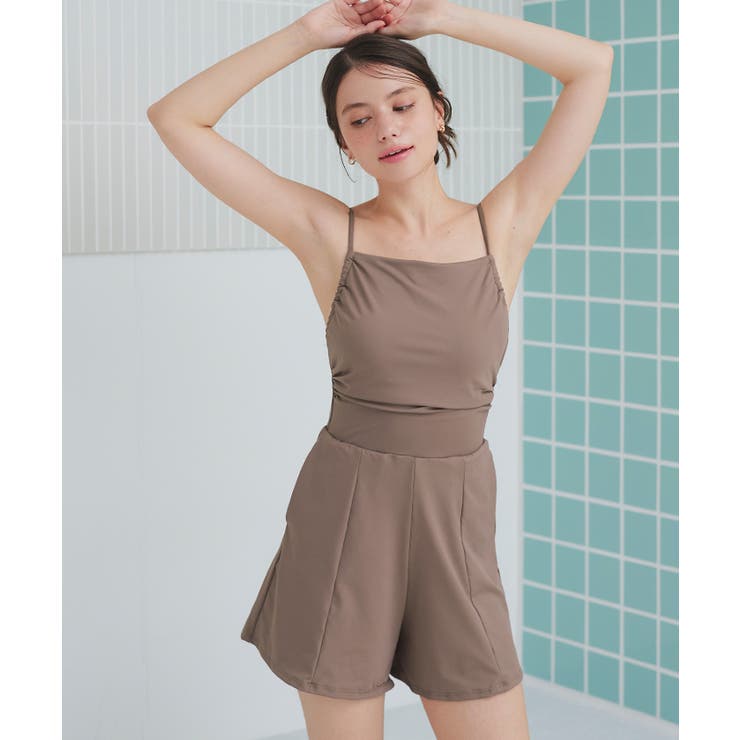 サイドギャザーオールインワン/ワンピース水着【SEADRESS シードレス】 | titivate | 詳細画像26 