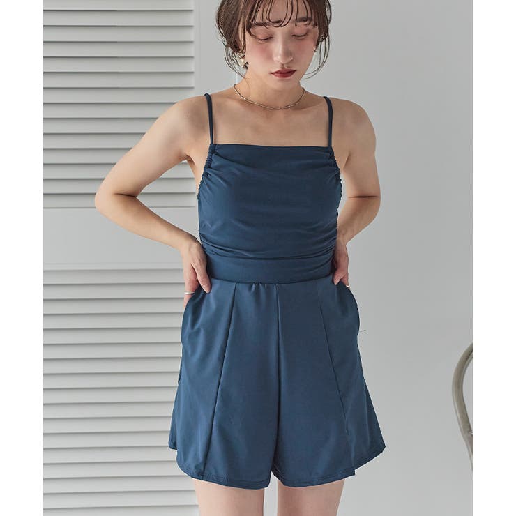 サイドギャザーオールインワン/ワンピース水着【SEADRESS シードレス】 | titivate | 詳細画像30 