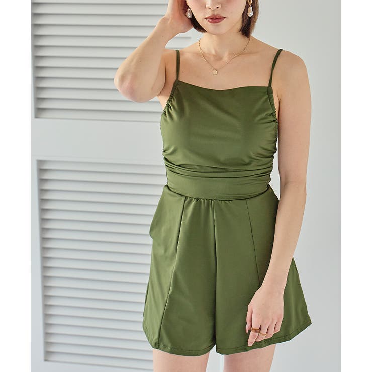 サイドギャザーオールインワン/ワンピース水着【SEADRESS シードレス】 | titivate | 詳細画像9 