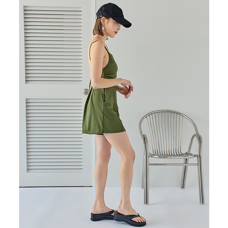 サイドギャザーオールインワン/ワンピース水着【SEADRESS シードレス】 | titivate | 詳細画像10 