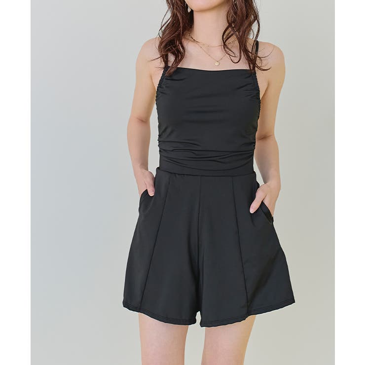 サイドギャザーオールインワン/ワンピース水着【SEADRESS シードレス】 | titivate | 詳細画像17 