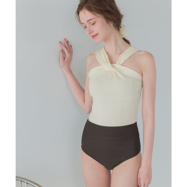 ツイストノースリーブハイウエストビキニ セット水着【SEADRESS シードレス… | titivate | 詳細画像19 
