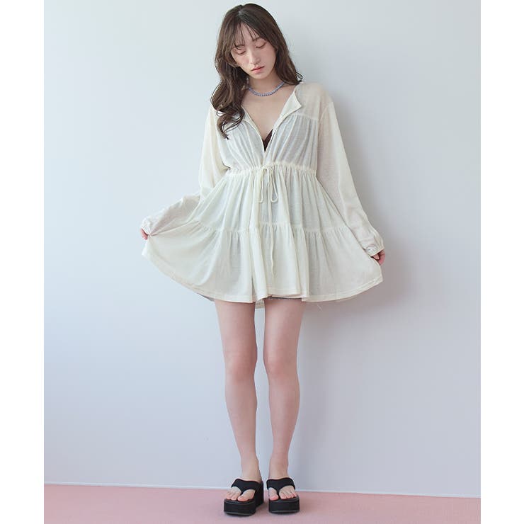 ティアードロングカーディガン/ラッシュガード【SEADRESS シードレス】 | titivate | 詳細画像30 