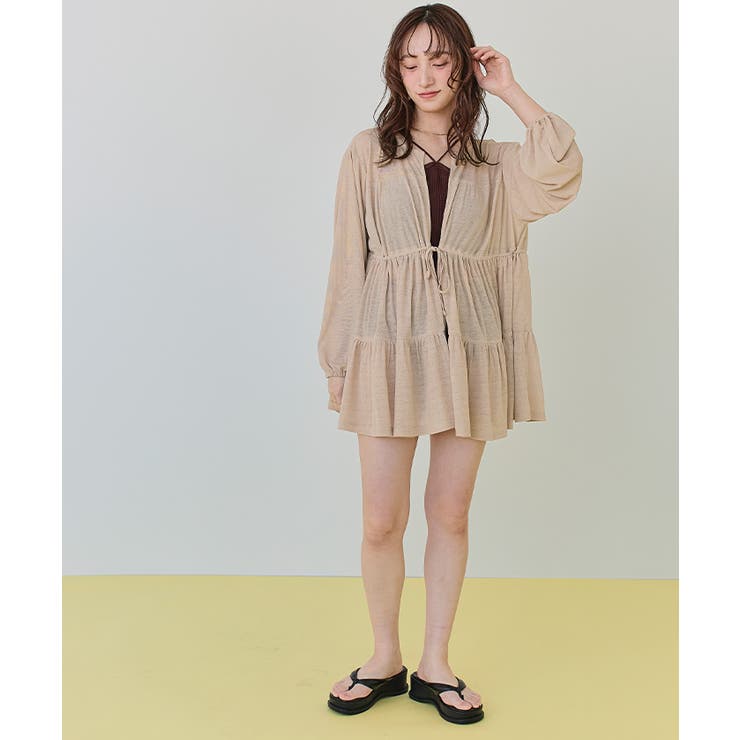 ティアードロングカーディガン/ラッシュガード【SEADRESS シードレス】 | titivate | 詳細画像34 