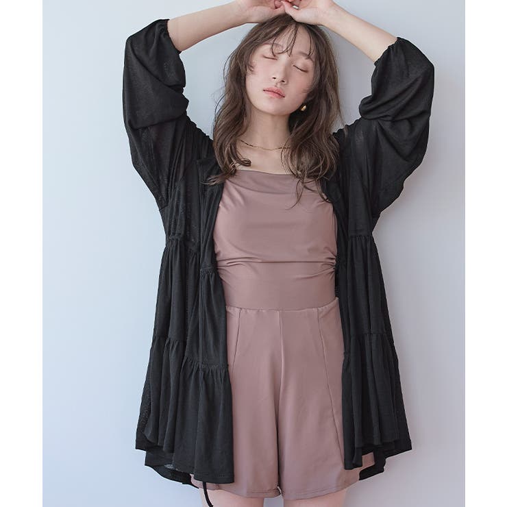 ティアードロングカーディガン/ラッシュガード【SEADRESS シードレス】 | titivate | 詳細画像14 