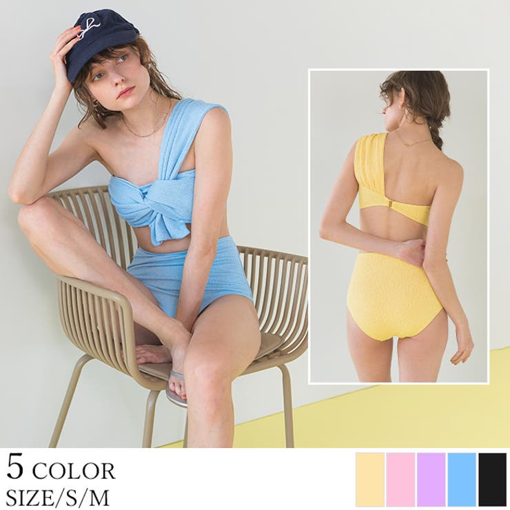 ノットリボンハイウエストビキニ/水着【SEADRESS シードレス】 | titivate | 詳細画像1 