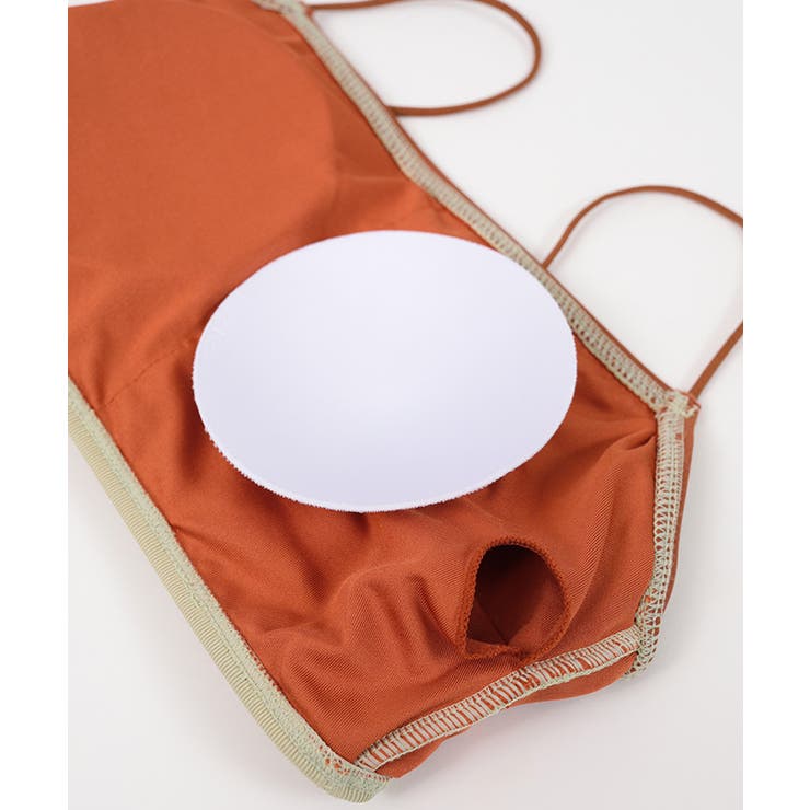 バイカラーラインシンプルハイウエストビキニ 水着 | titivate | 詳細画像34 