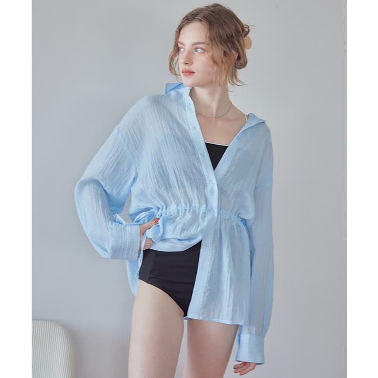 バイカラーラインシンプルハイウエストビキニ 水着 | titivate | 詳細画像19 