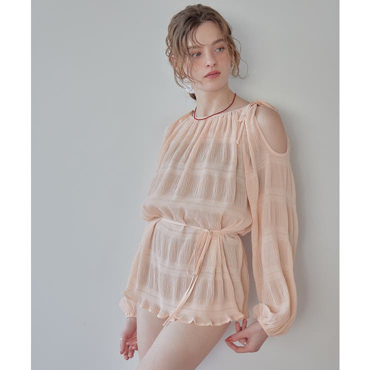 3点セット オープンショルダートップス×ビキニ 水着 | titivate | 詳細画像6 