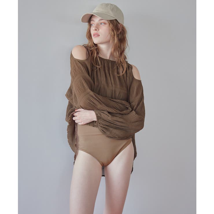 3点セット オープンショルダートップス×ビキニ 水着 | titivate | 詳細画像13 