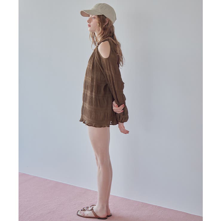 3点セット オープンショルダートップス×ビキニ 水着 | titivate | 詳細画像14 