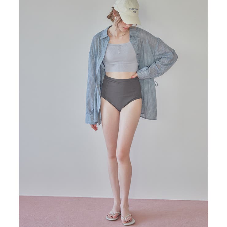 フロントボタンデザインハイウエストビキニ/水着【SEADRESS シードレス】 | titivate | 詳細画像24 