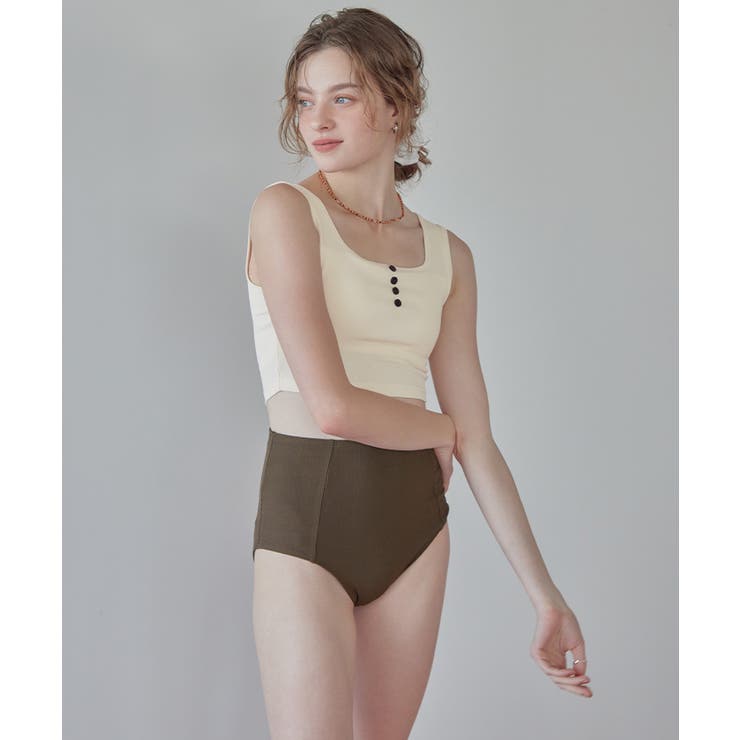 フロントボタンデザインハイウエストビキニ/水着【SEADRESS シードレス】 | titivate | 詳細画像25 