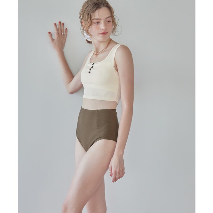 フロントボタンデザインハイウエストビキニ/水着【SEADRESS シードレス】 | titivate | 詳細画像9 