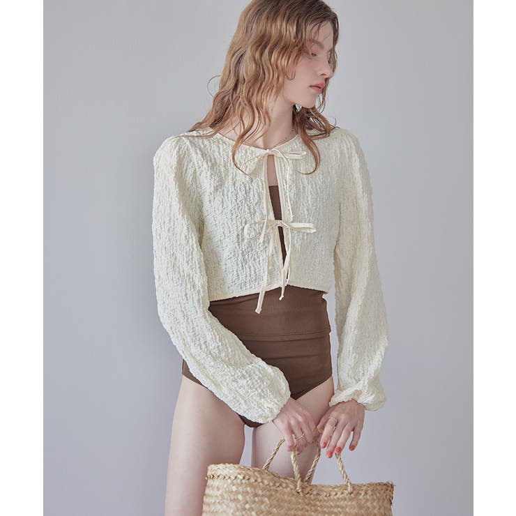 3点セット 2wayジャガードラッシュガード×ビキニ 水着【SEADRESS | titivate | 詳細画像5 