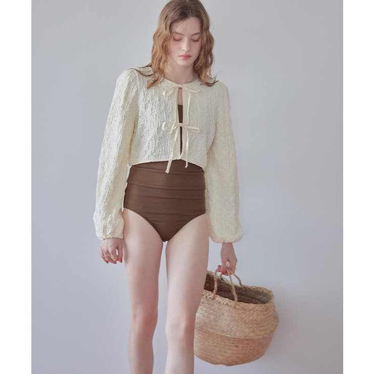 3点セット 2wayジャガードラッシュガード×ビキニ 水着【SEADRESS | titivate | 詳細画像6 