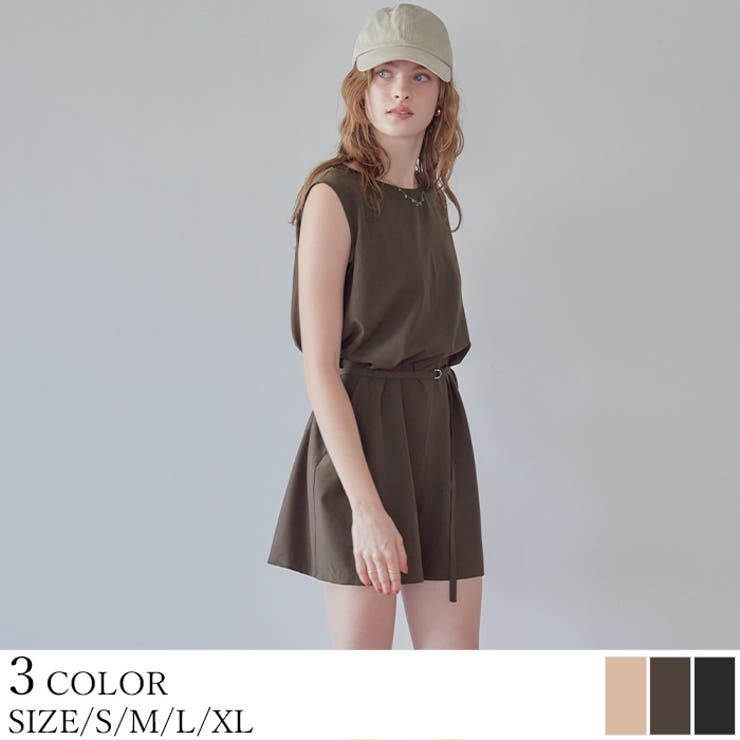 ウエストベルト付オールインワン/ワンピース水着【SEADRESS シードレス】 | titivate | 詳細画像1 