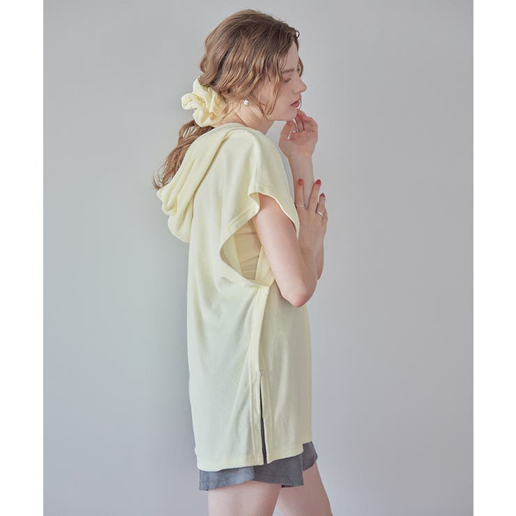 シュシュ付パイル地ポンチョ【SEADRESS シードレス】 | titivate | 詳細画像20 