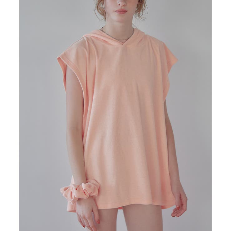 シュシュ付パイル地ポンチョ【SEADRESS シードレス】 | titivate | 詳細画像4 