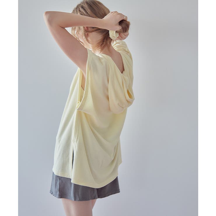 シュシュ付パイル地ポンチョ【SEADRESS シードレス】 | titivate | 詳細画像8 