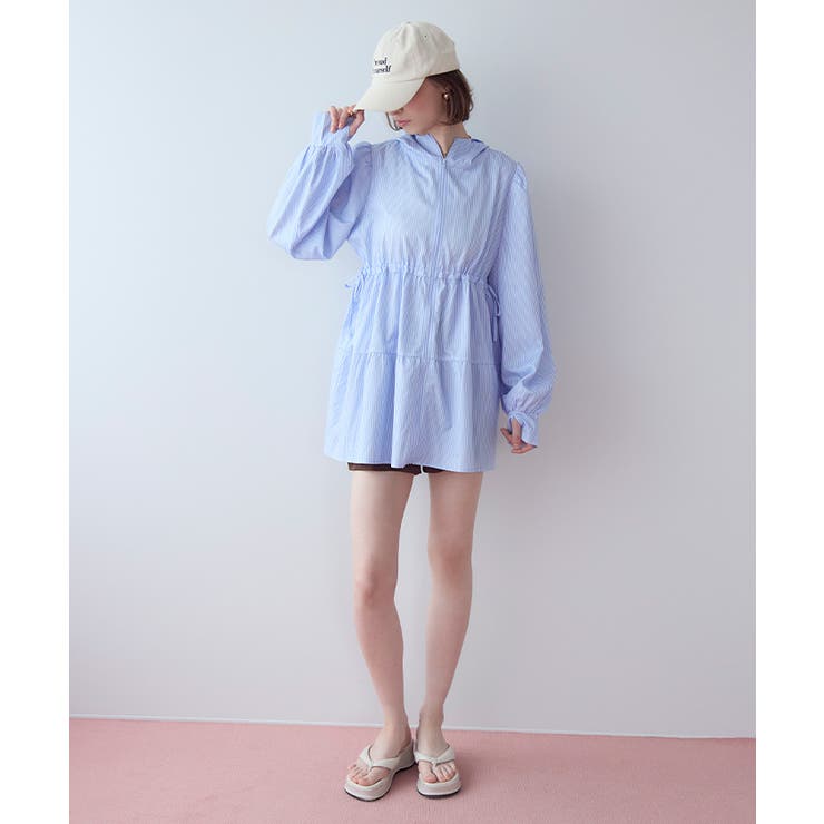 フード付ティアードジップパーカー ラッシュガード【SEADRESS シードレス】 | titivate | 詳細画像29 