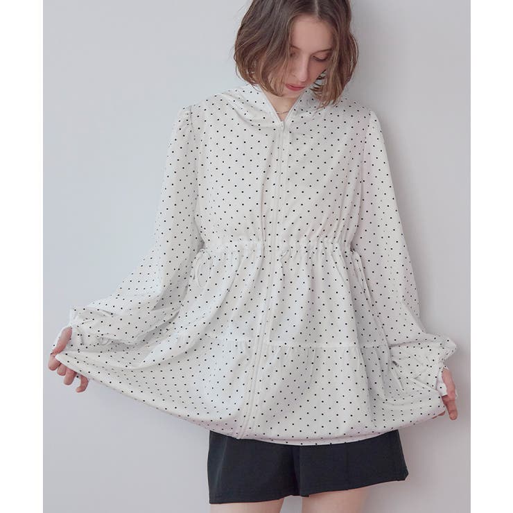 フード付ティアードジップパーカー ラッシュガード【SEADRESS シードレス】 | titivate | 詳細画像3 