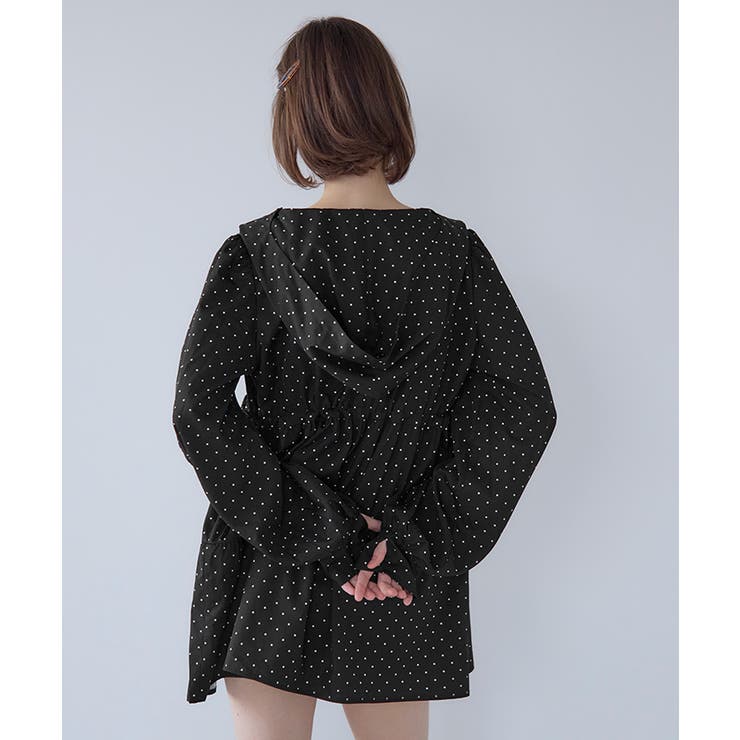 フード付ティアードジップパーカー ラッシュガード【SEADRESS シードレス】 | titivate | 詳細画像10 