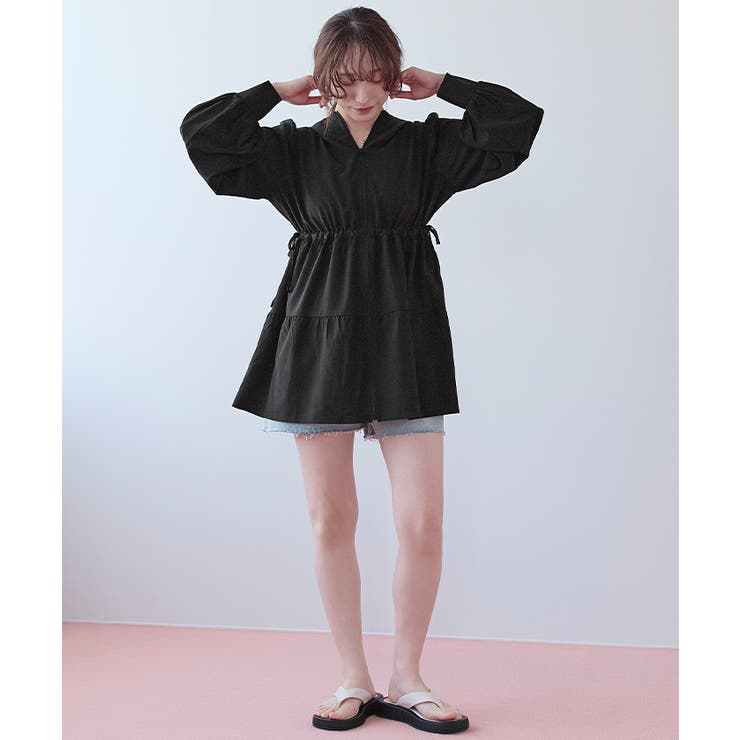 フード付ティアードジップパーカー ラッシュガード【SEADRESS シードレス】 | titivate | 詳細画像19 