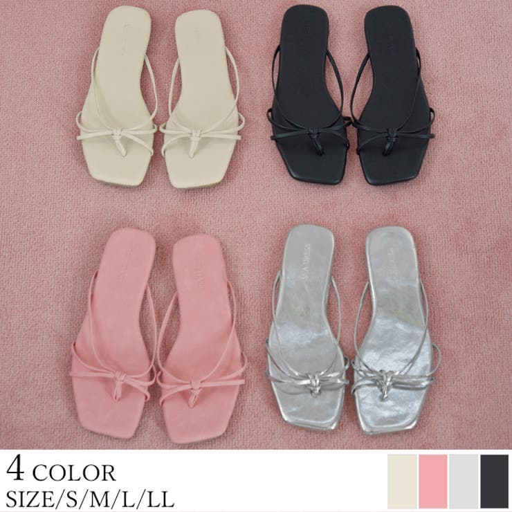 クロスデザイントングサンダル【SEADRESS シードレス】 | titivate | 詳細画像1 