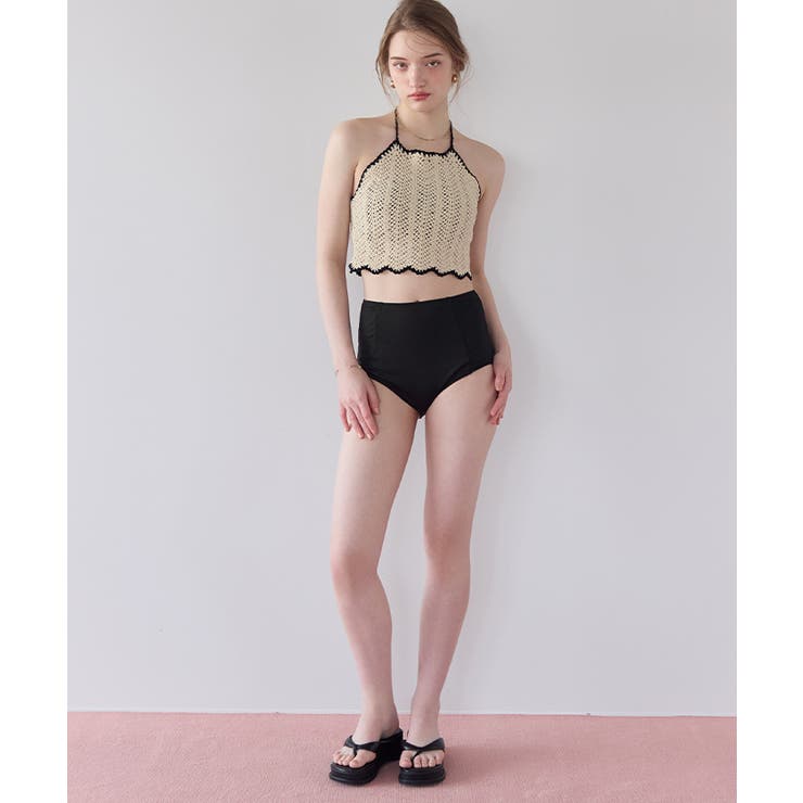 3点セット クロシェホルターネックトップス×ビキニ 水着【SEADRESS | titivate | 詳細画像17 