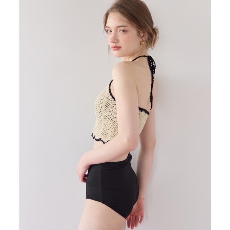 3点セット クロシェホルターネックトップス×ビキニ 水着【SEADRESS | titivate | 詳細画像19 