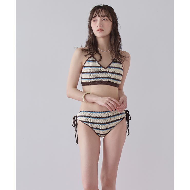 マルチボーダークロシェビキニ/水着【SEADRESS シードレス】 | titivate | 詳細画像12 