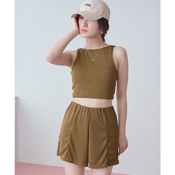 3点セット ダブルストラップビキニ×ショートパンツ 水着【SEADRESS | titivate | 詳細画像19 