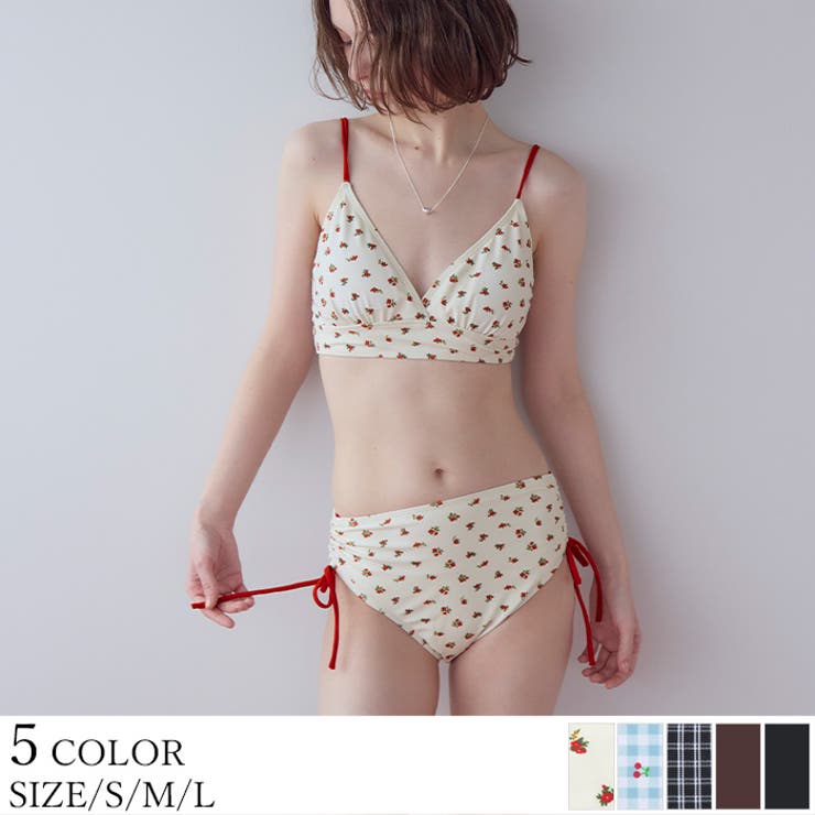 Vネックシンプルデザインビキニ/水着【SEADRESS シードレス】 | titivate | 詳細画像1 