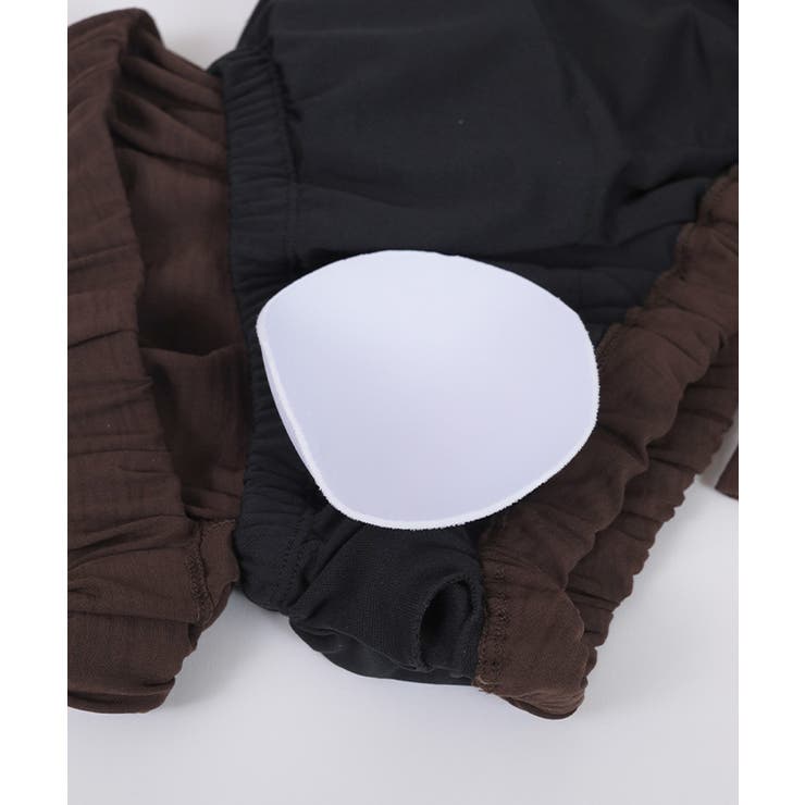 3点セット ギャザーワンショルダービキニ×ショートパンツ 水着【SEADRESS | titivate | 詳細画像32 