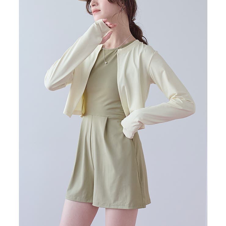 3点セット 前開きトップス付オールインワン ラッシュガード【SEADRESS | titivate | 詳細画像23 