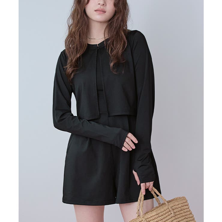 3点セット 前開きトップス付オールインワン ラッシュガード【SEADRESS | titivate | 詳細画像24 